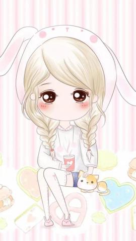 Cute Girl Cartoon Wallpaper Most Popular