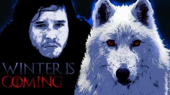Game Of Thrones Jon Snow Ghost Direwold HD Wallpaper Papel De Parede