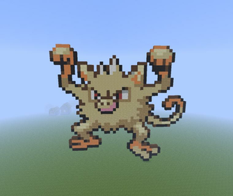 Minecraft Pixel Art Image Mankey HD Wallpaper And