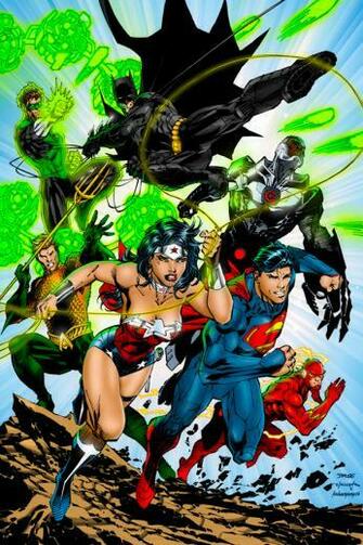 Justice League iPhone Wallpaper Edition