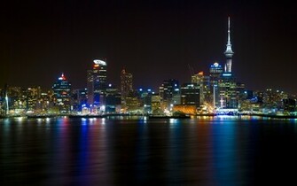 Skyline At Night Wallpaper