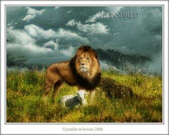 Movie Lion And Lamb Wallpaper