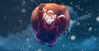 Christmas Santa Digital Art Wallpaper HD Celebrations 4k