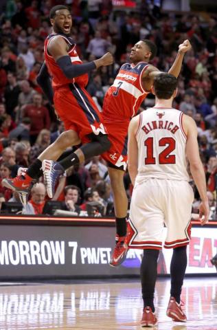 Washington Wizards Guard John Wall Left And Bradley