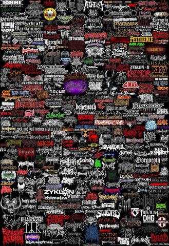 Band Logo Wallpaper Group