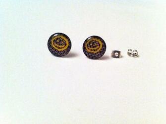 Sherlock Smiley Face Wallpaper Earrings