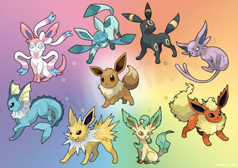 Eeveelution By Alounea
