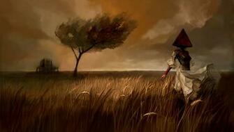 Pyramidology Girl Silent Hill Field Wallpaper And