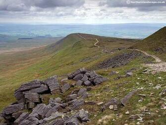 Ingleborough Towards Pendle Hill Yorkshire Dales Wallpaper Nl018
