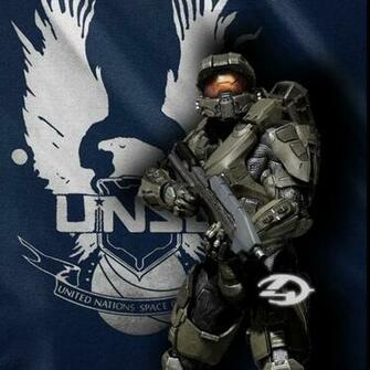 Rendered Bits Halo iPad Wallpaper