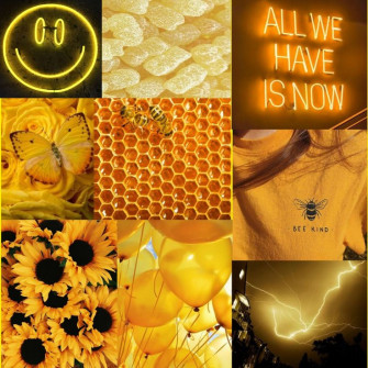Yellow Aesthetic Wallpaper In