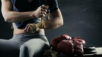 Sport Girl With Boxing Gloves Ultra HD Wallpaper UHD Net
