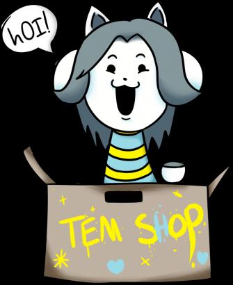 Temmie Wallpaper Undertale Tem Shop Hoi Png Image With