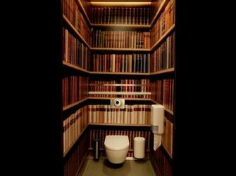 Bookshelf Wallpaper Gives An Instant Library Feel