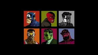 Falcon Comics Captain America Nick Fury Red Skull Wallpaper