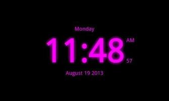 Wallpaper And Widget That Displays Current Time Date Day Of The