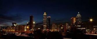 Atlanta Skyline At Night