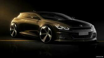 Volkswagen Scirocco Design Sketch HD Wallpaper