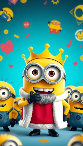 King Bob Minion Wallpaper