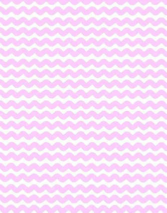 Its A Girl Pink Ric Rac Chevron Wavy Relaxed Subtle Png