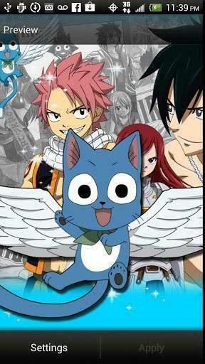 Happy Fairy Tail iPhone Wallpaper Bigger Anime