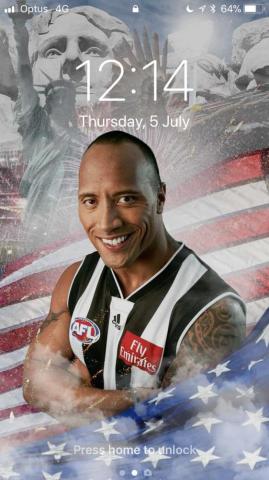 My New Phone Wallpaper From Collingwood S Wednesdays Afl