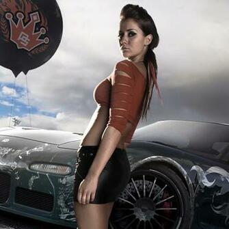 Speed Pro Street Girl iPad Wallpaper Retina HD