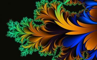 Abstract Feather Wallpaper