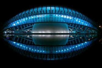 Hemisferic Valencia Spain Cinema Planetarium Stock Photo