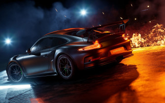 Porsche Sport Car Rear 4k HD Wallpaper Image Photos And Picture