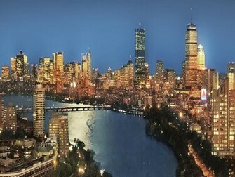 Boston Skyline Wallpaper