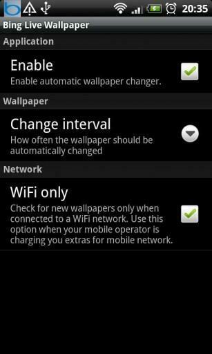 Bing Wallpaper Changer