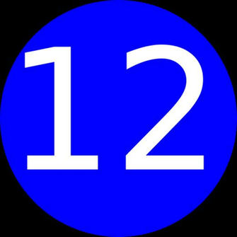 Number Blue Background Clip Art At Clker Vector