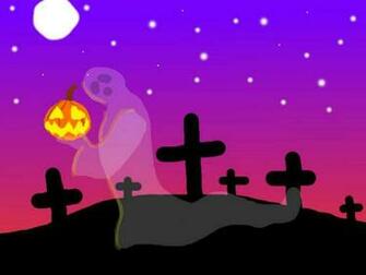 Halloween Graveyard By Ravenaudron Cute But Not So Scary