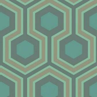 Papier Peint G Om Trique Vert Hicks Grand Cole And Son Au Fil