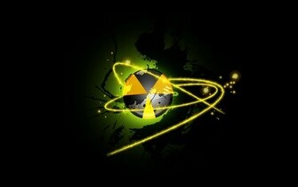 Digital Art Radiation Symbol Wallpaper High Quality