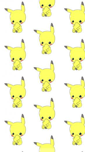 Install This Cute Pikachu Biting Tail iPhone Wallpaper
