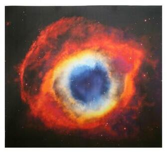Helix Nebula Eye Of God Fabric Hubble
