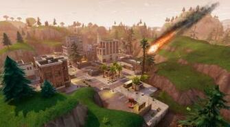 Fortnite S Tilted Towers May Be Getting Destroyed By A Comet