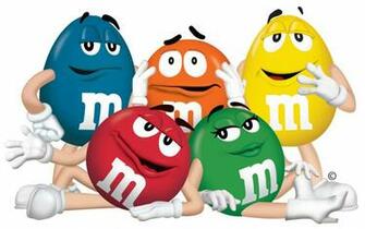 Wallpaper M And Mm Characters Chocolate Candy