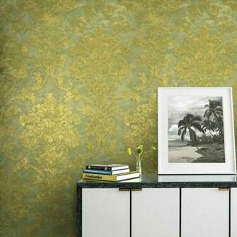 Wallpaper Rosedale Cambridge Studios Solid Dbl Rolls Green
