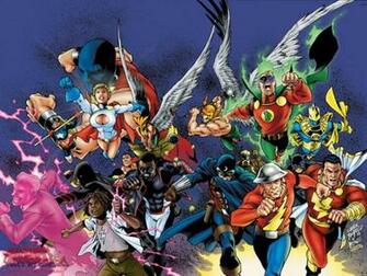 Dc Comics Justice League Superheroes Wallpaper