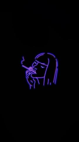 Dark iPhone Wallpaper Neon