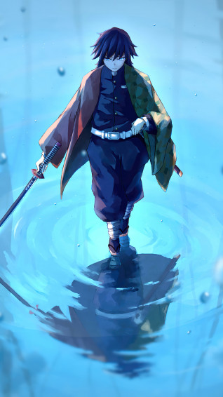 Giyu Tomioka Kimetsu No Yaiba Demon Slayer 4k Wallpaper